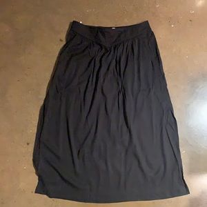 Wilfred Black Midi Skirt - Size L